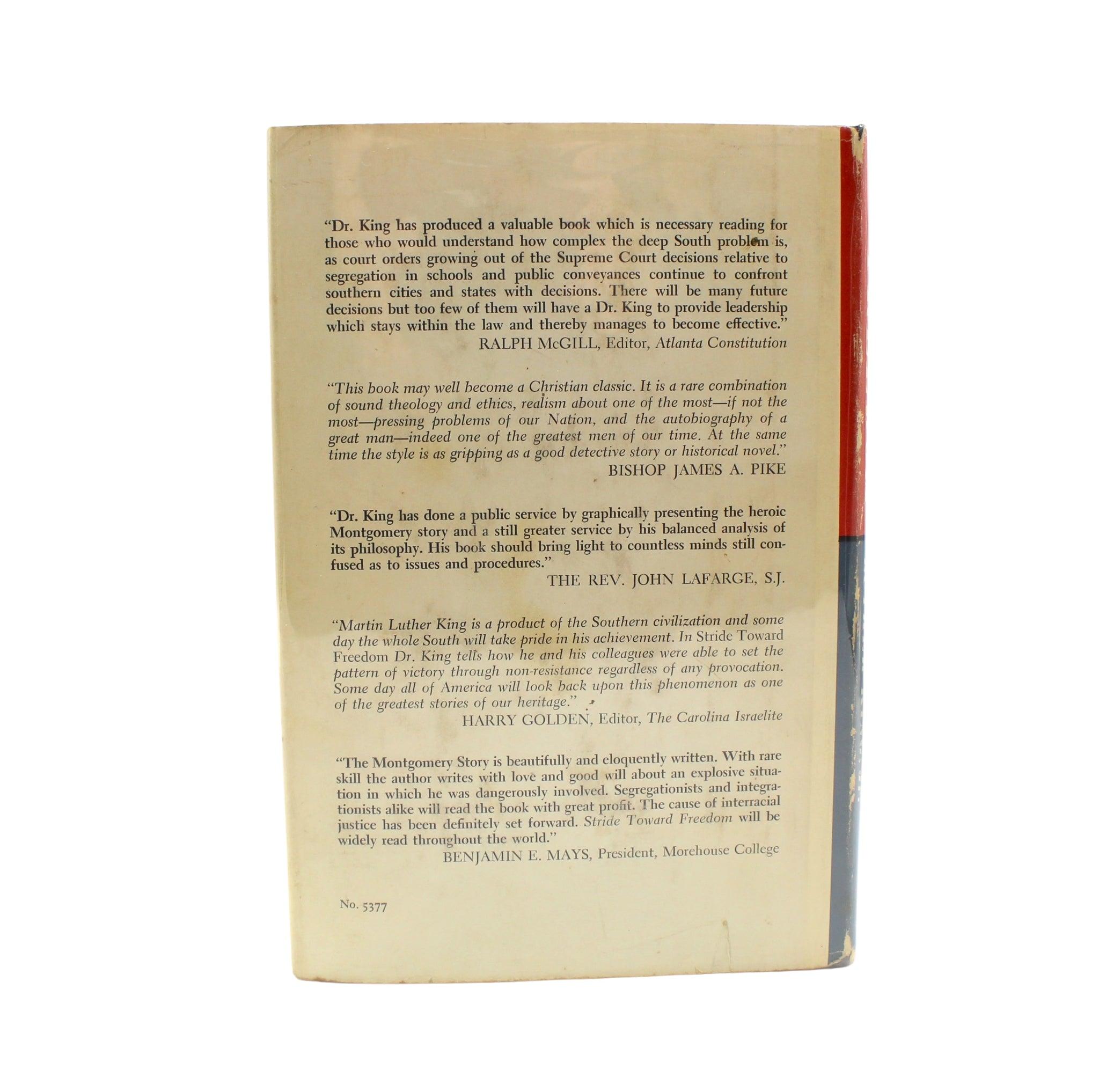 Américain Stride Toward Freedom de Martin Luther King, Jr., première édition, 1958 en vente