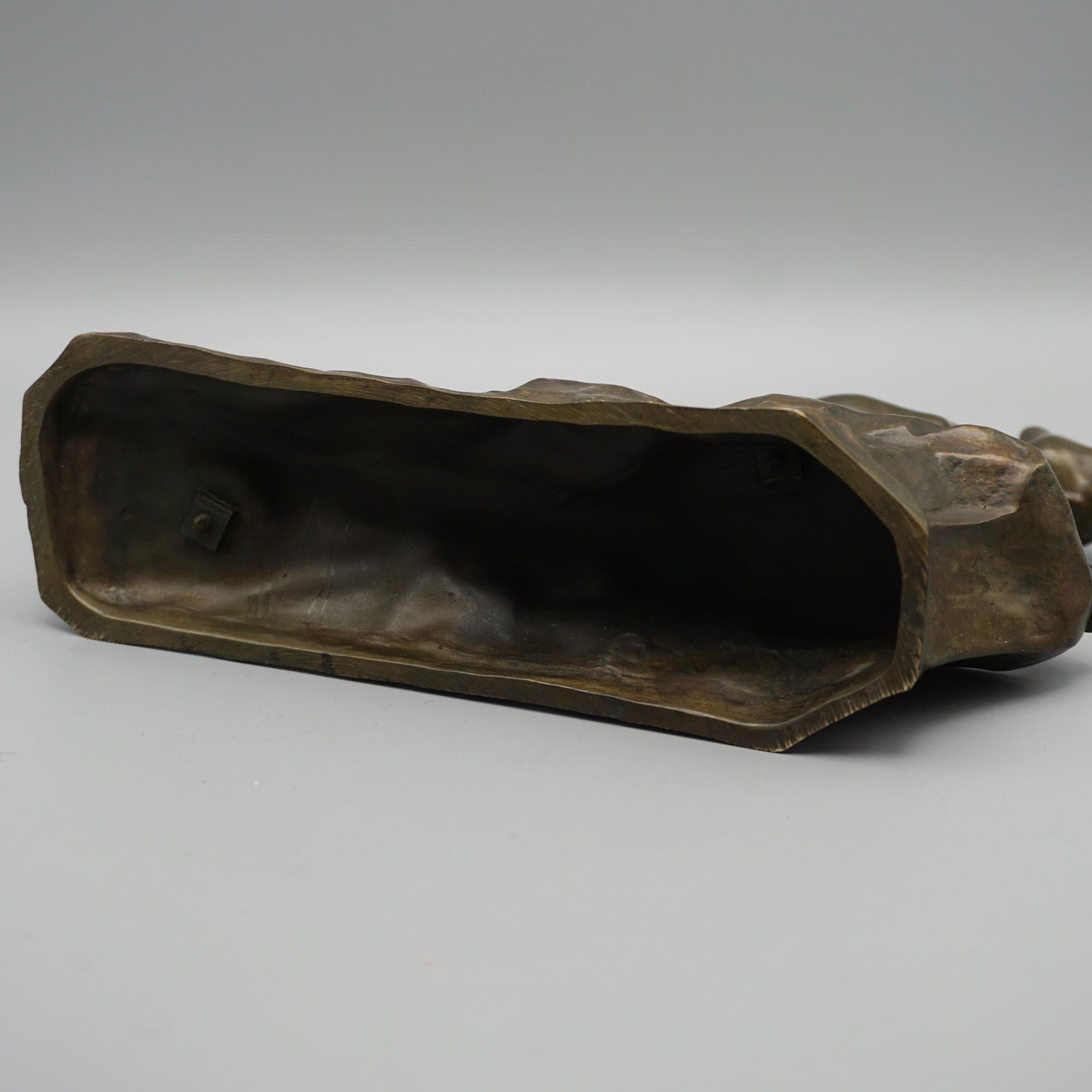 « Streiding Panther », sculpture en bronze Art déco d'Arthur Dupagne 5