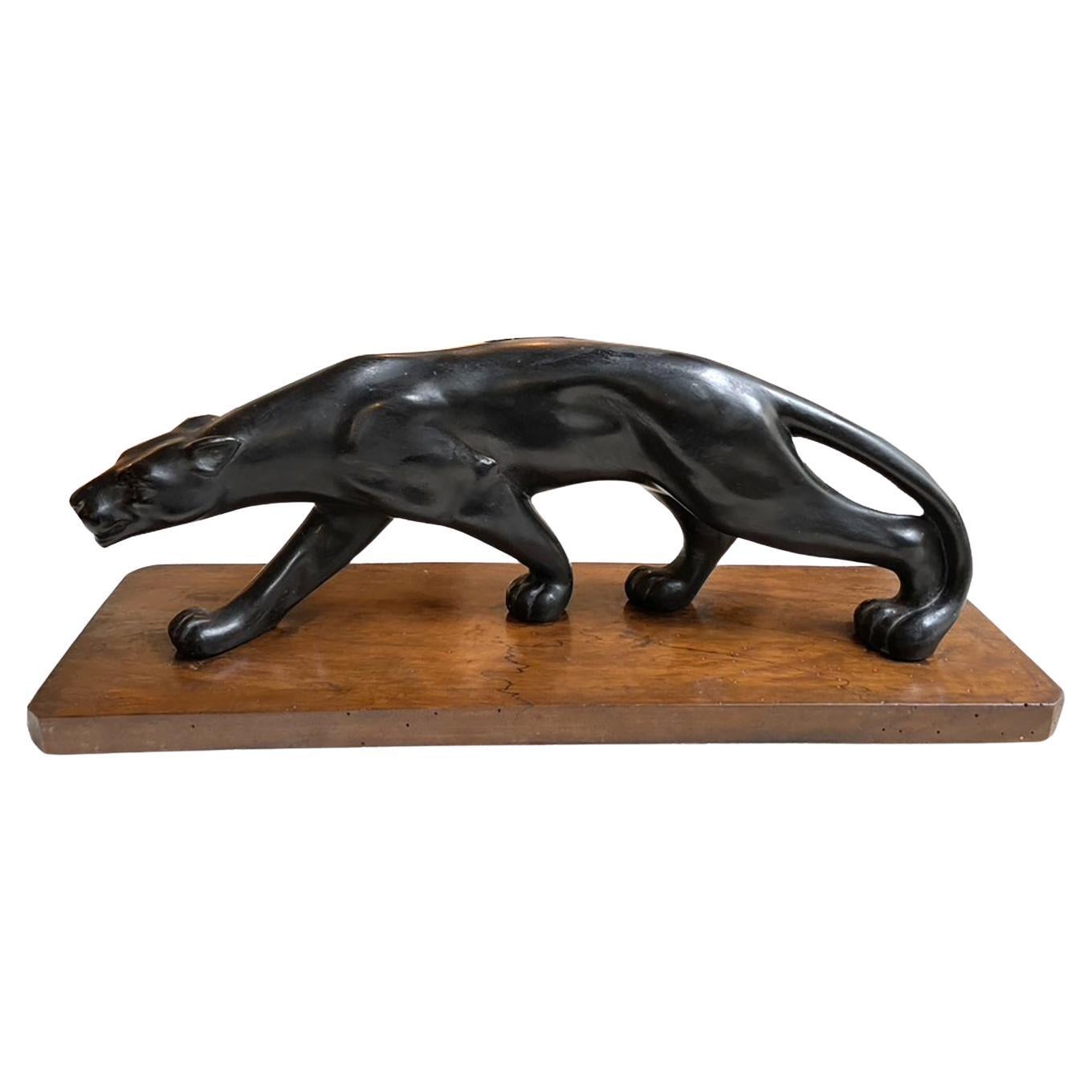 Striding panther