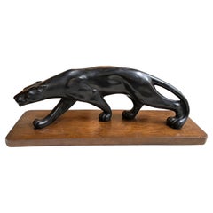 Striding panther