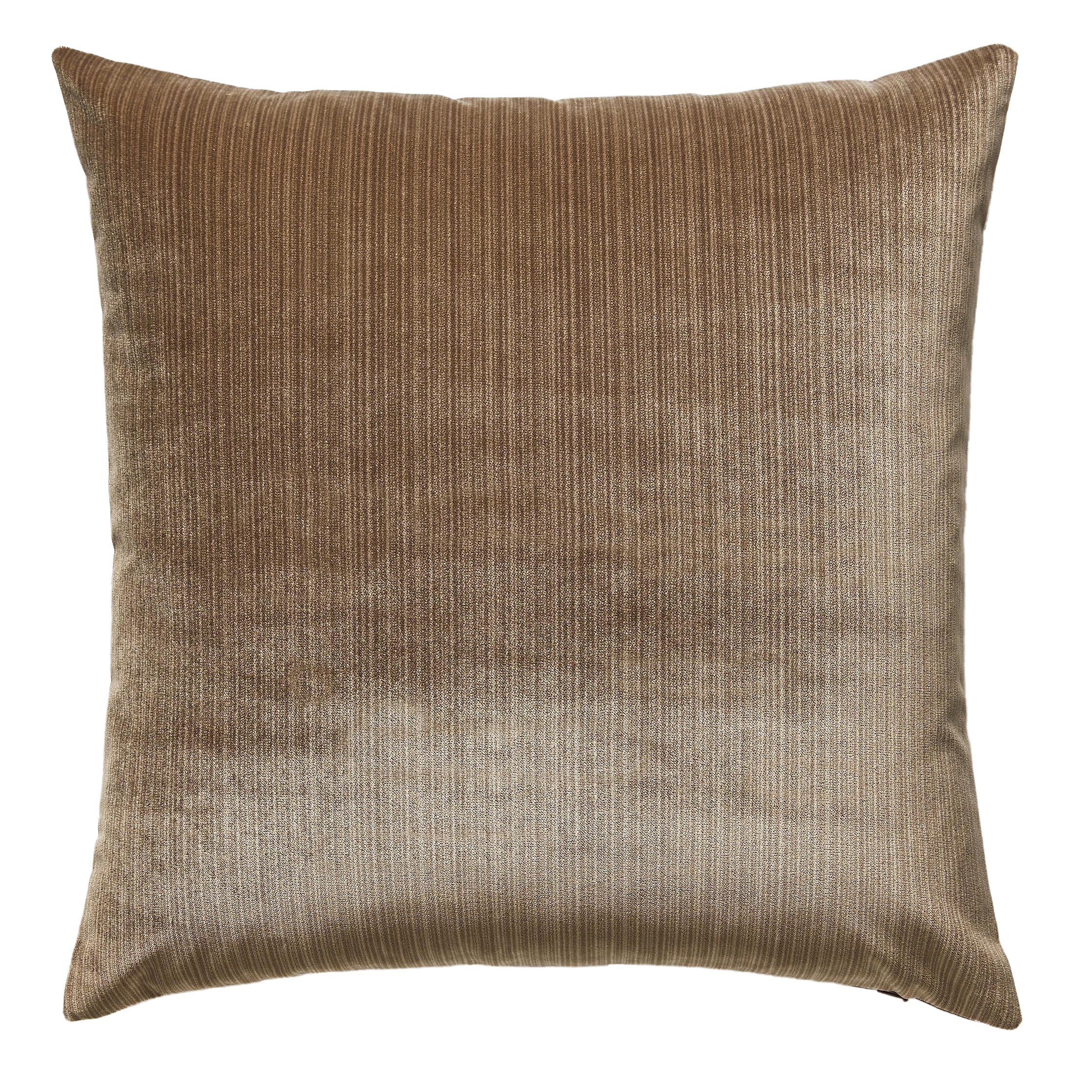 Oreiller en velours Strie