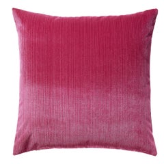 Oreiller en velours Strie