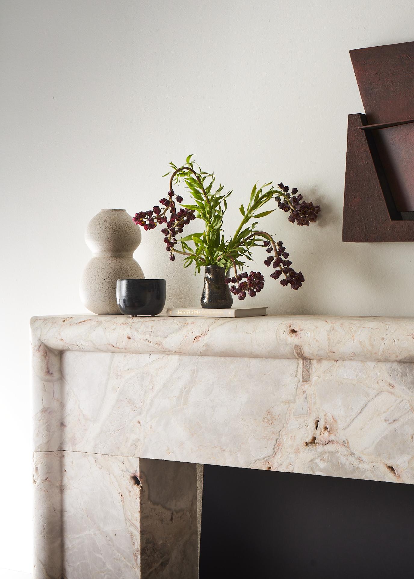 Modern STRIKE Marble Sea Ranch Fireplace For Sale