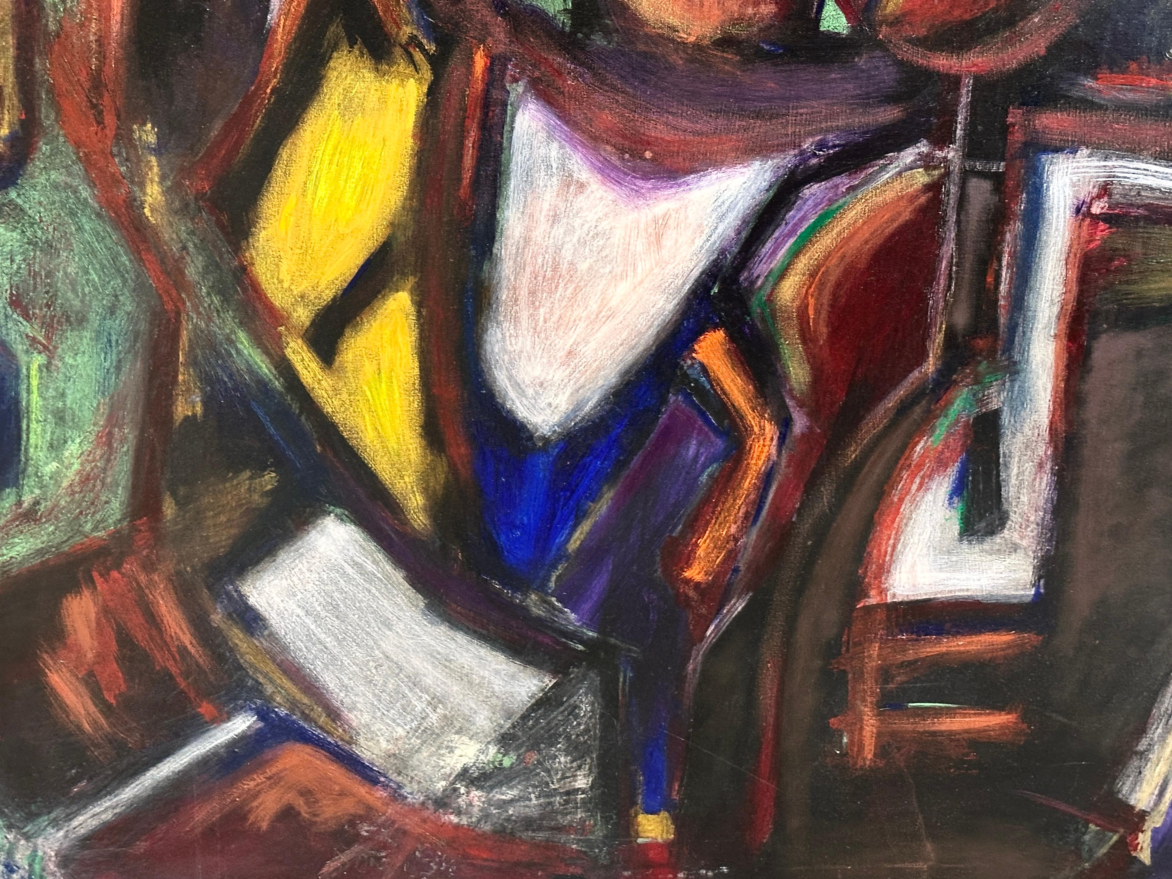 Fin du 20e siècle Abstrait saisissant de Terrance Hart, 1992, Mère et enfant en vente