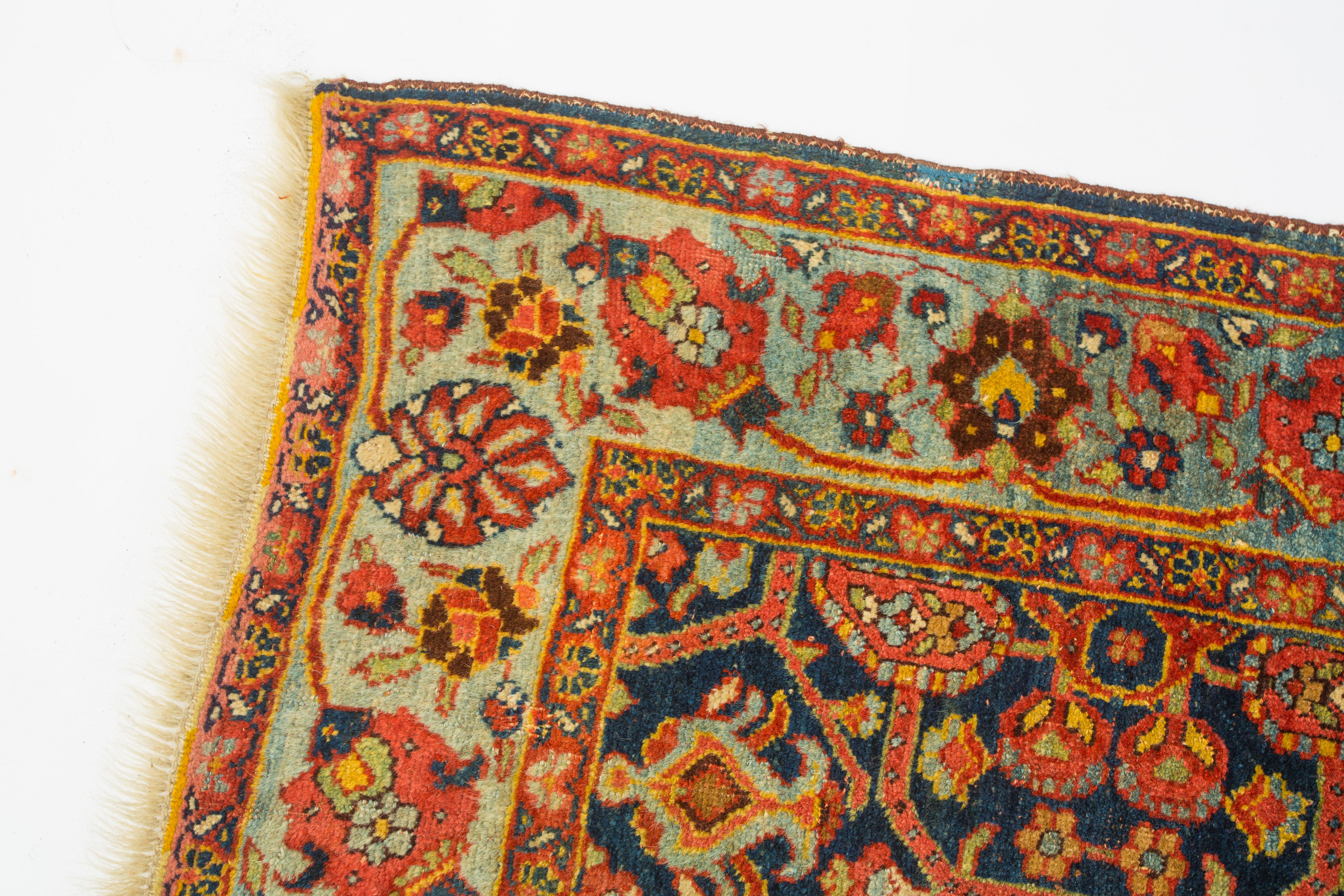 Wool Striking Afshar Bidjar Antique, Collectible Investment Piece at Special Discount For Sale
