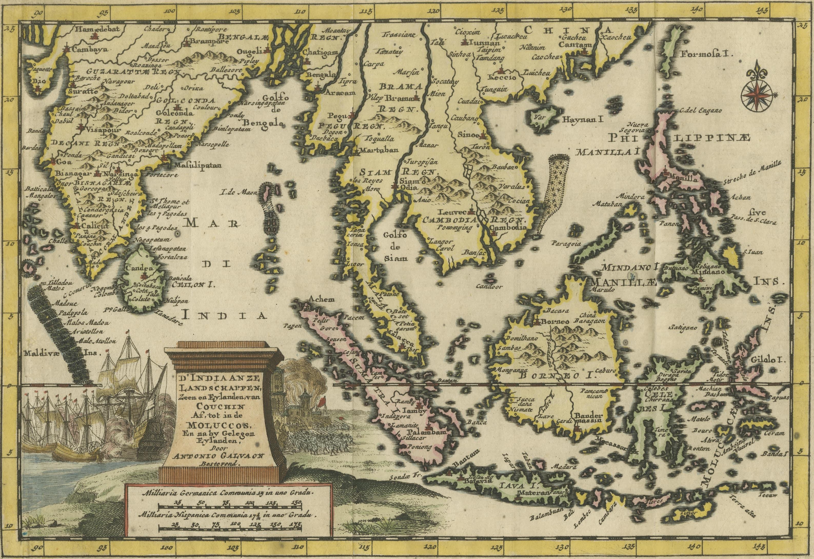 dutch malacca map