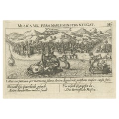 Striking Antique View of Kozhikode, also known as Calicut, in Kerala, India