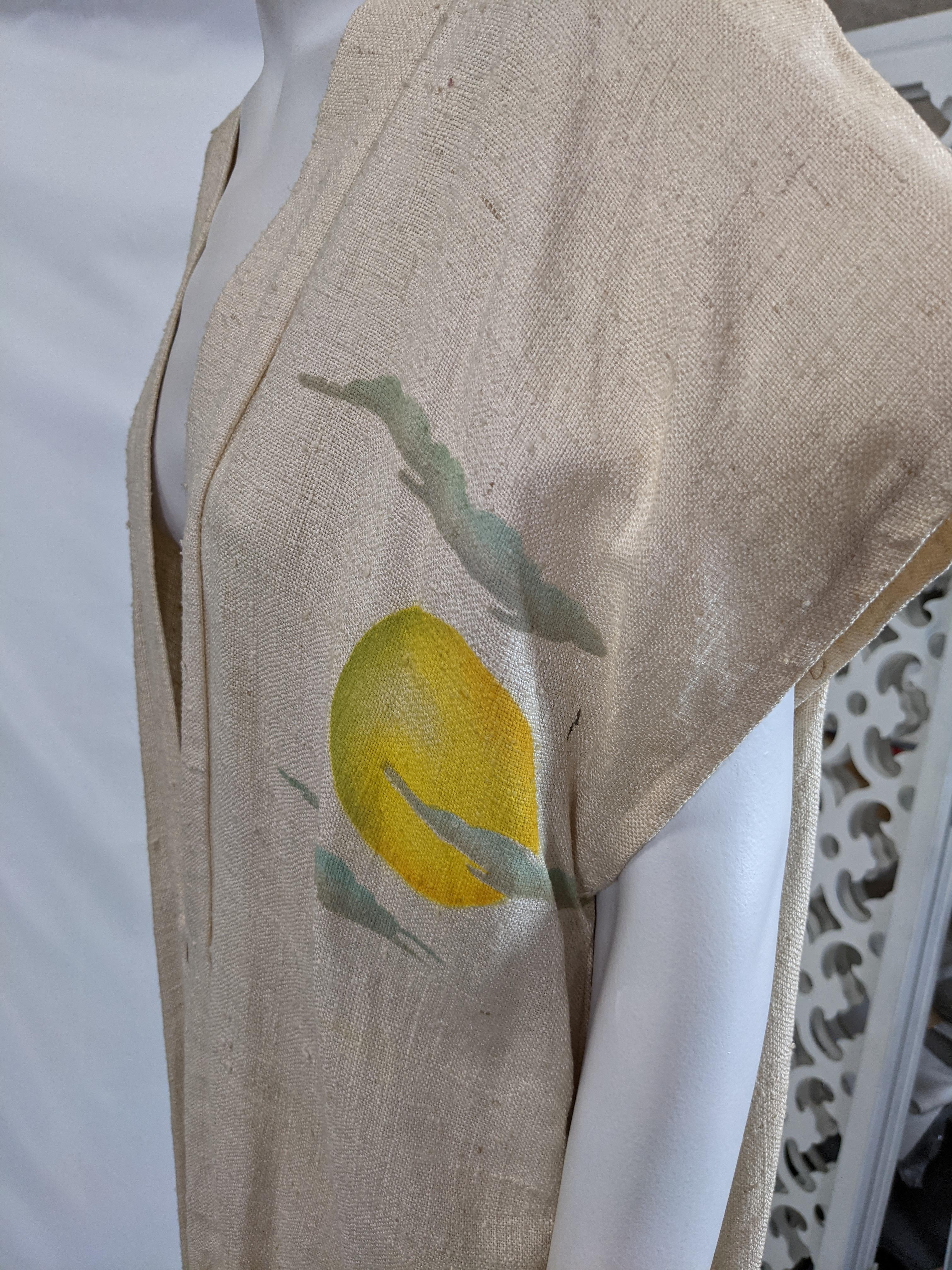 Remarquable robe à bascule Art Déco brossée à l'air Pour femmes en vente