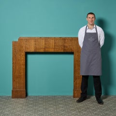 Striking Art Deco Fire Mantel