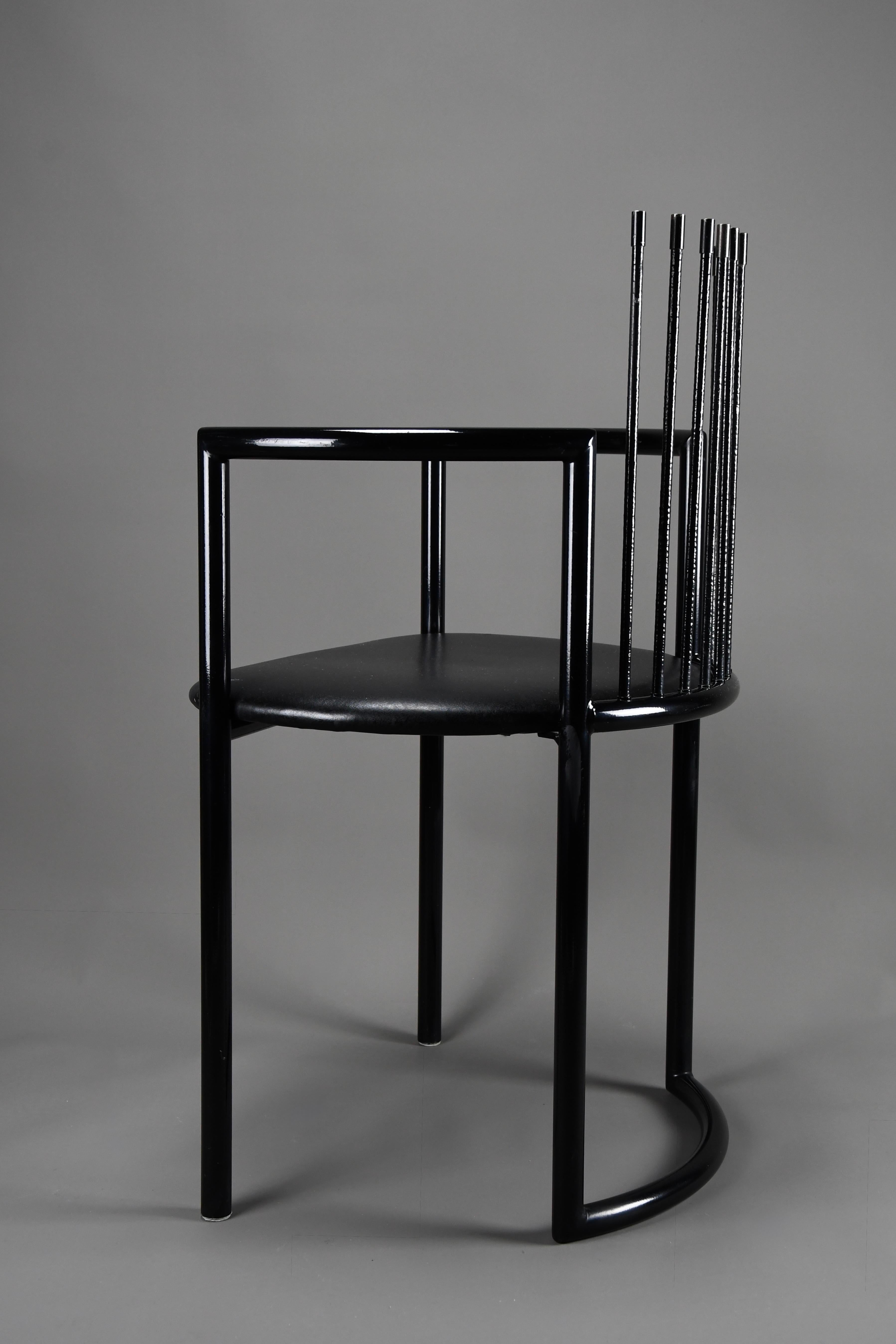 Llamativo sillón postmoderno Avant Garde al estilo de Shiro Kuramata Italiano en venta