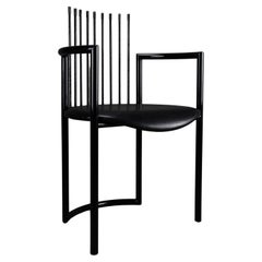 Striking Avant Garde Postmodern Armchair in the style of Shiro Kuramata