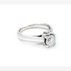 Striking Diamond Ring in 14k White Gold