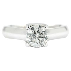 Striking Diamond Ring in 14k White Gold