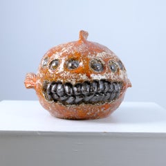 Striking Dystopian-Like Ceramic Sculpture, Soothsayer by Sakari Kannosto 2022