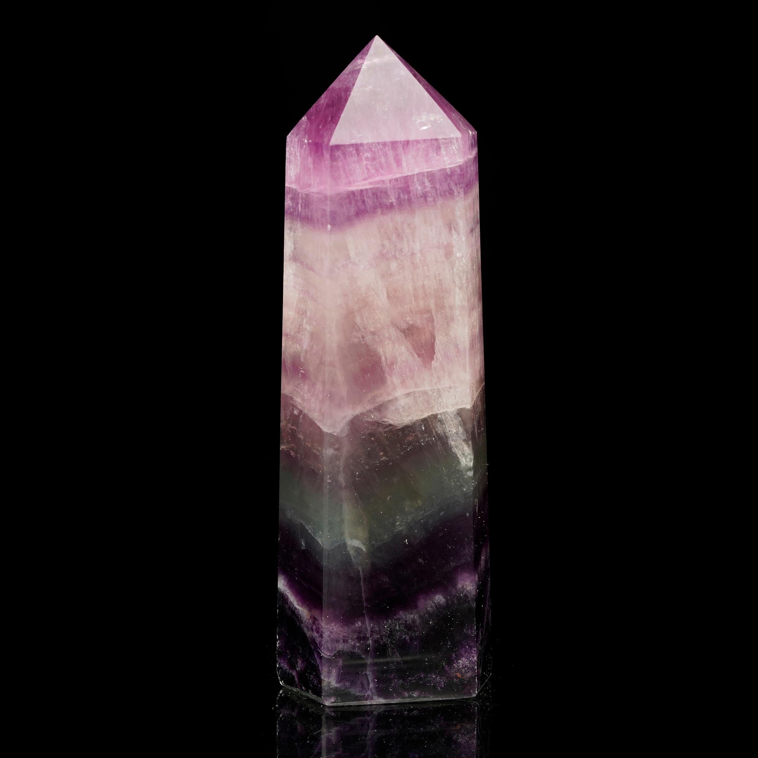 Chinese Striking Fluorite Obelisk from China For Sale