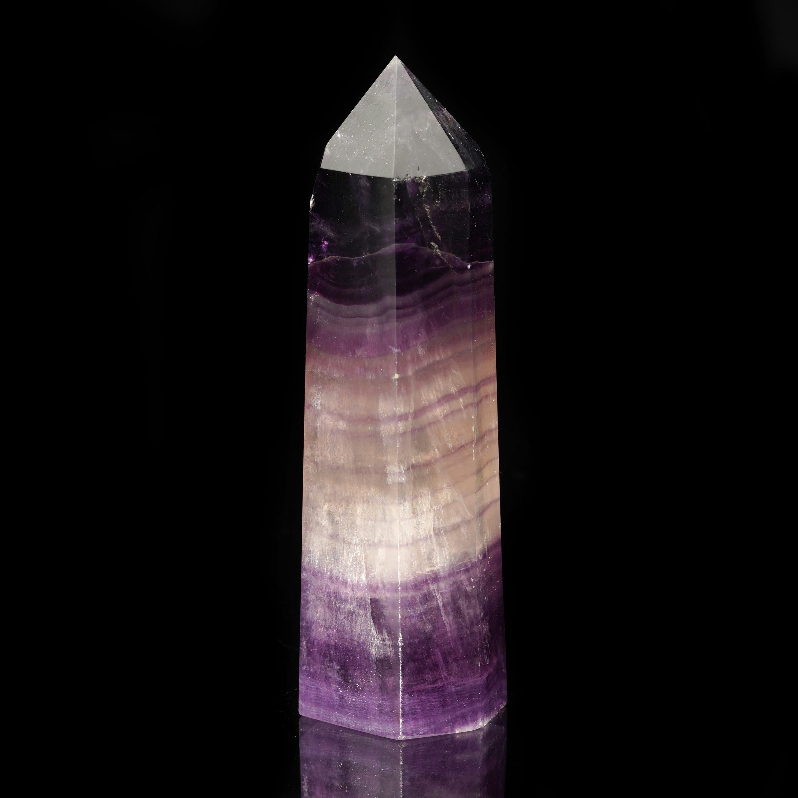 Chinese Striking Fluorite Obelisk from China For Sale