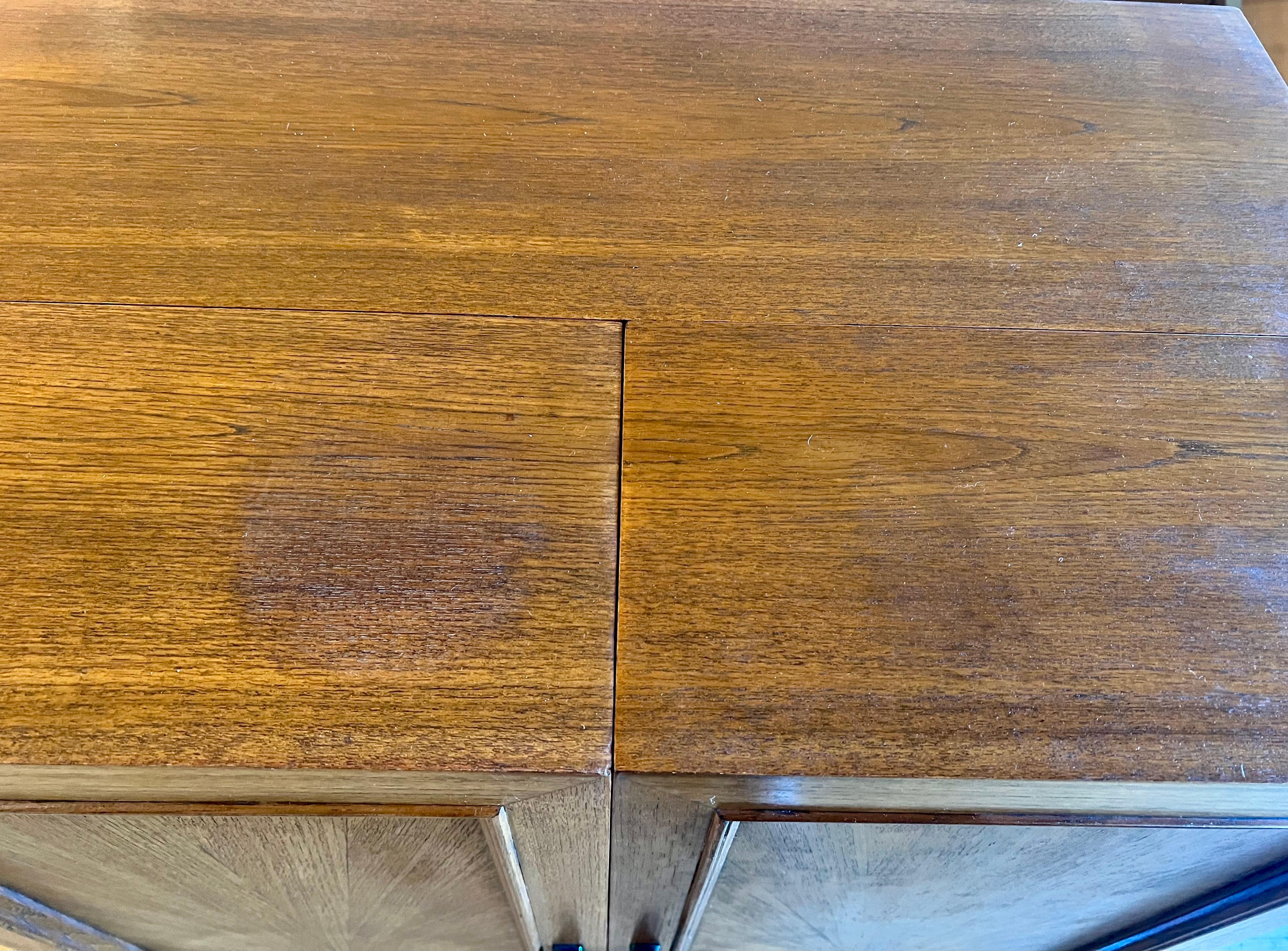 Striking Folding Danish Modern Mid Century Desk in Walnut 3
