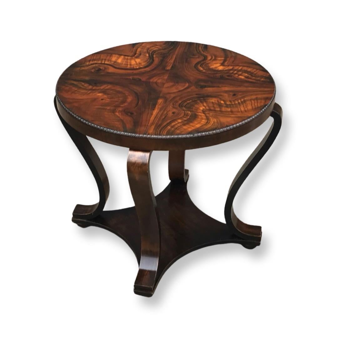 Rosewood Striking French Art Deco Coffee Table