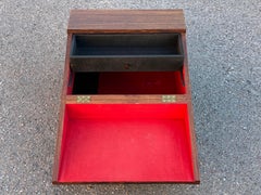 Striking Geometric Rosewood Bar Cabinet by Leif Alring, Denmark, 1960s