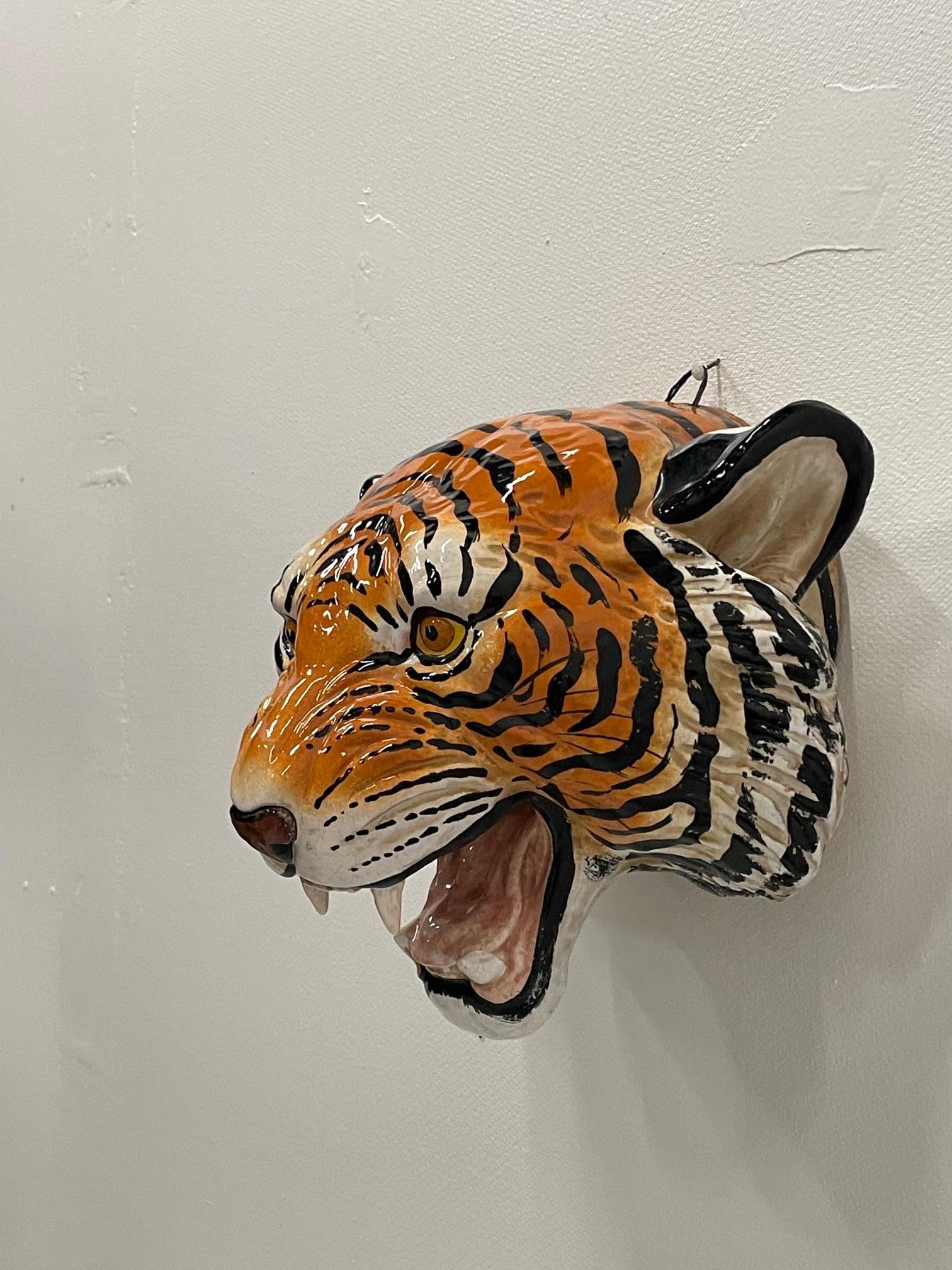 tiger head wall mount