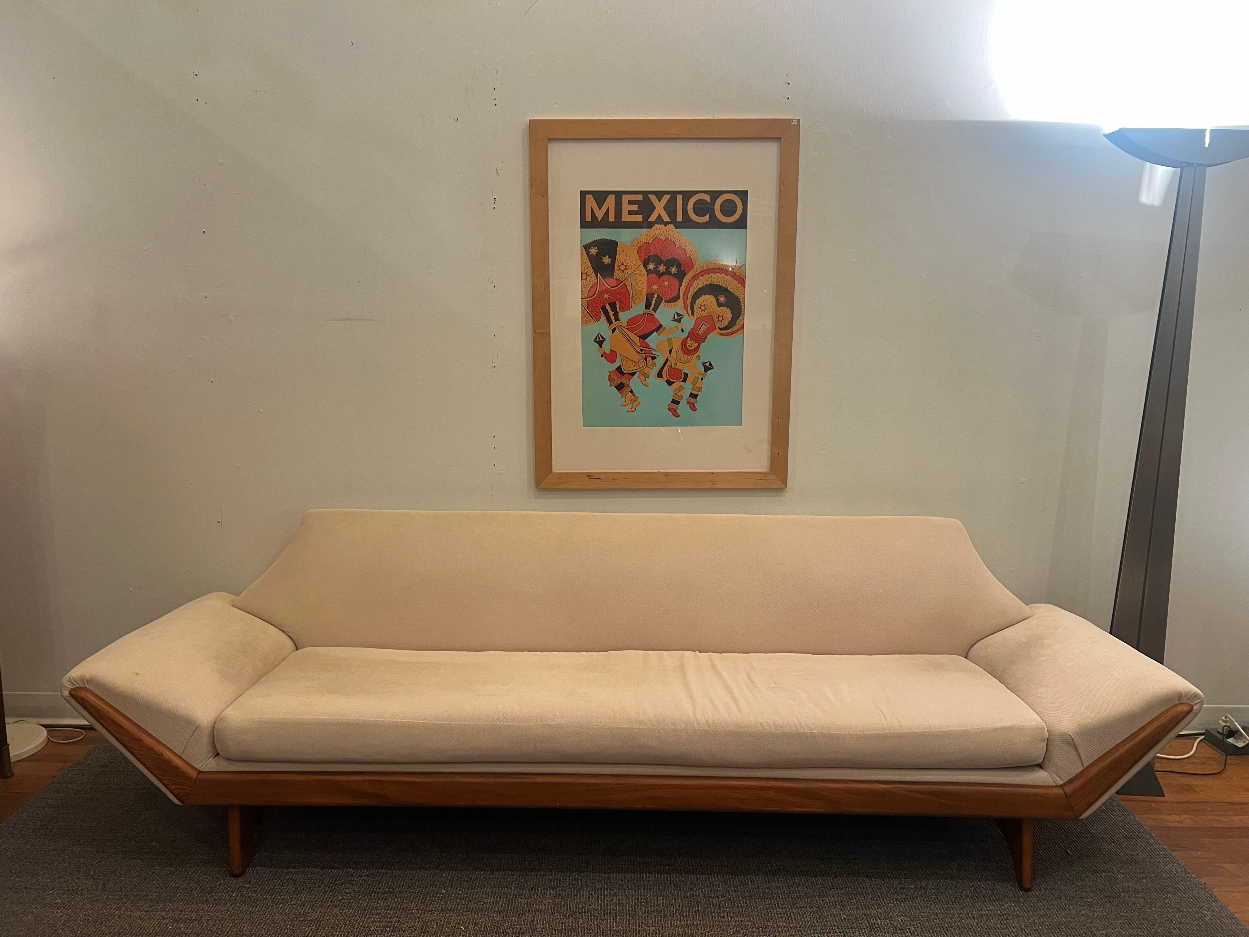 Llamativos Sofás Grandes Adrian Pearsall 2 Disponibles American Mid Century Moderno de mediados de siglo en venta