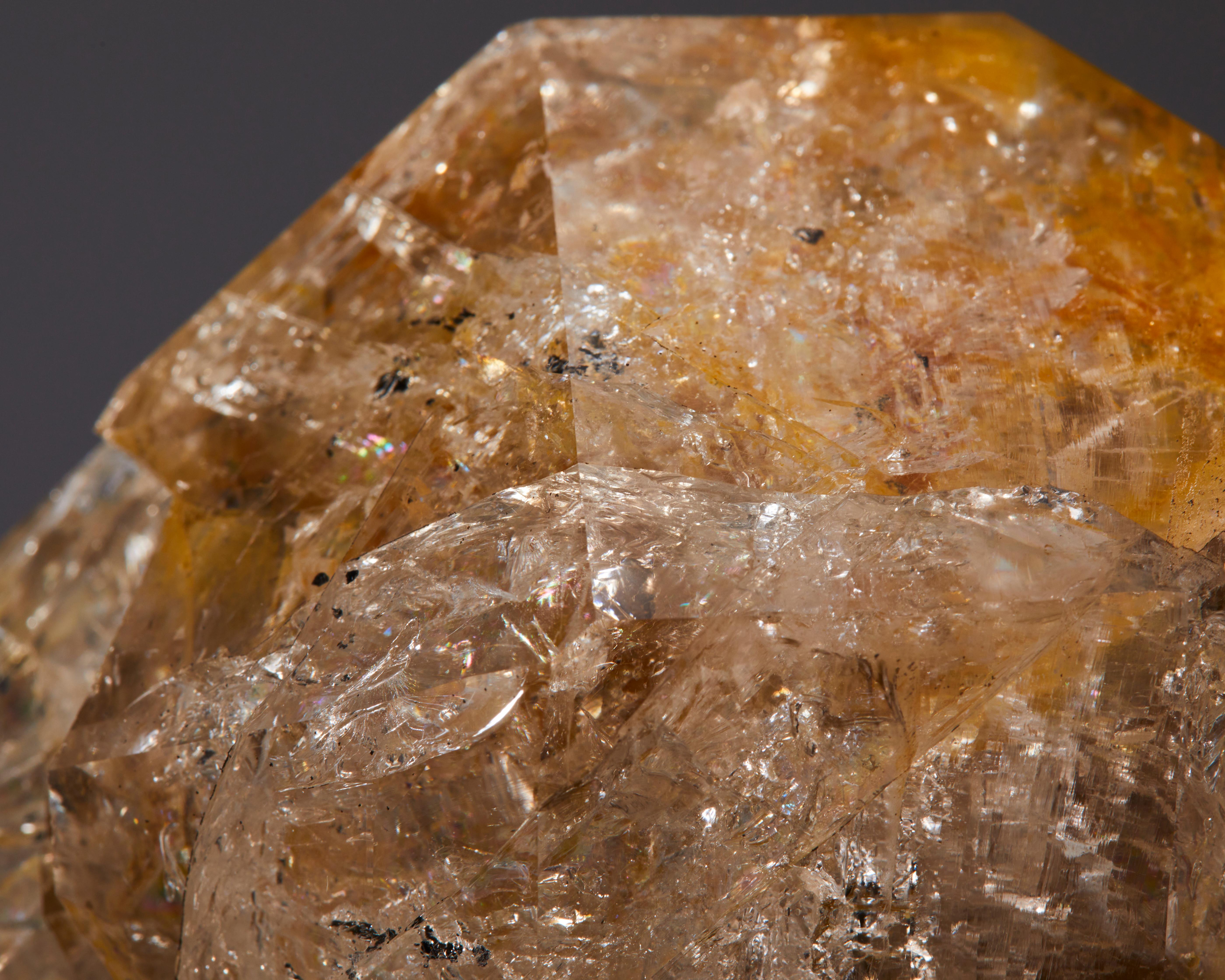 Striking large Herkimer diamond on its native matrix For Sale 5