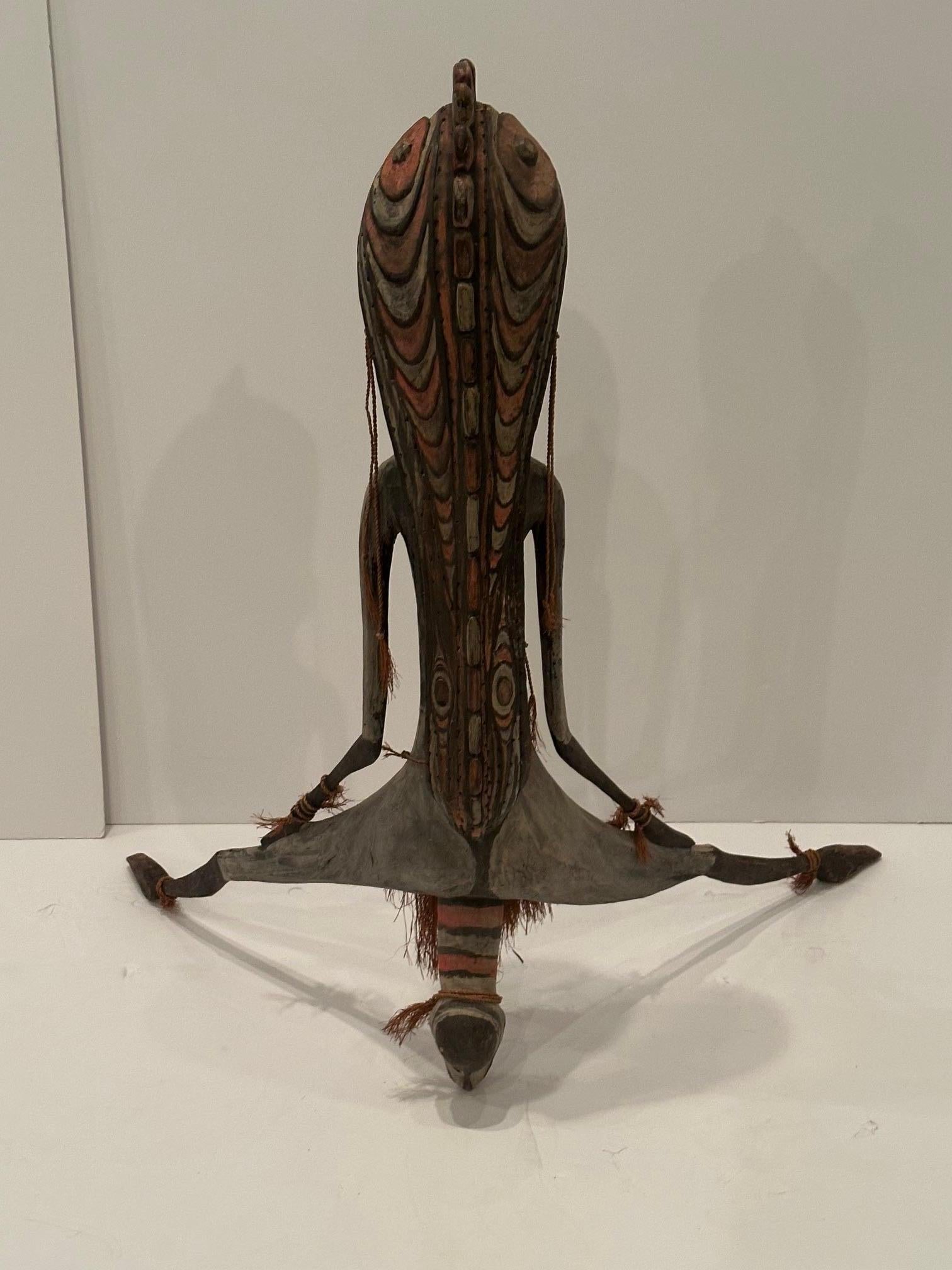 Scultura cerimoniale femminile oceanica di grandi dimensioni In condizioni buone in vendita a Hopewell, NJ