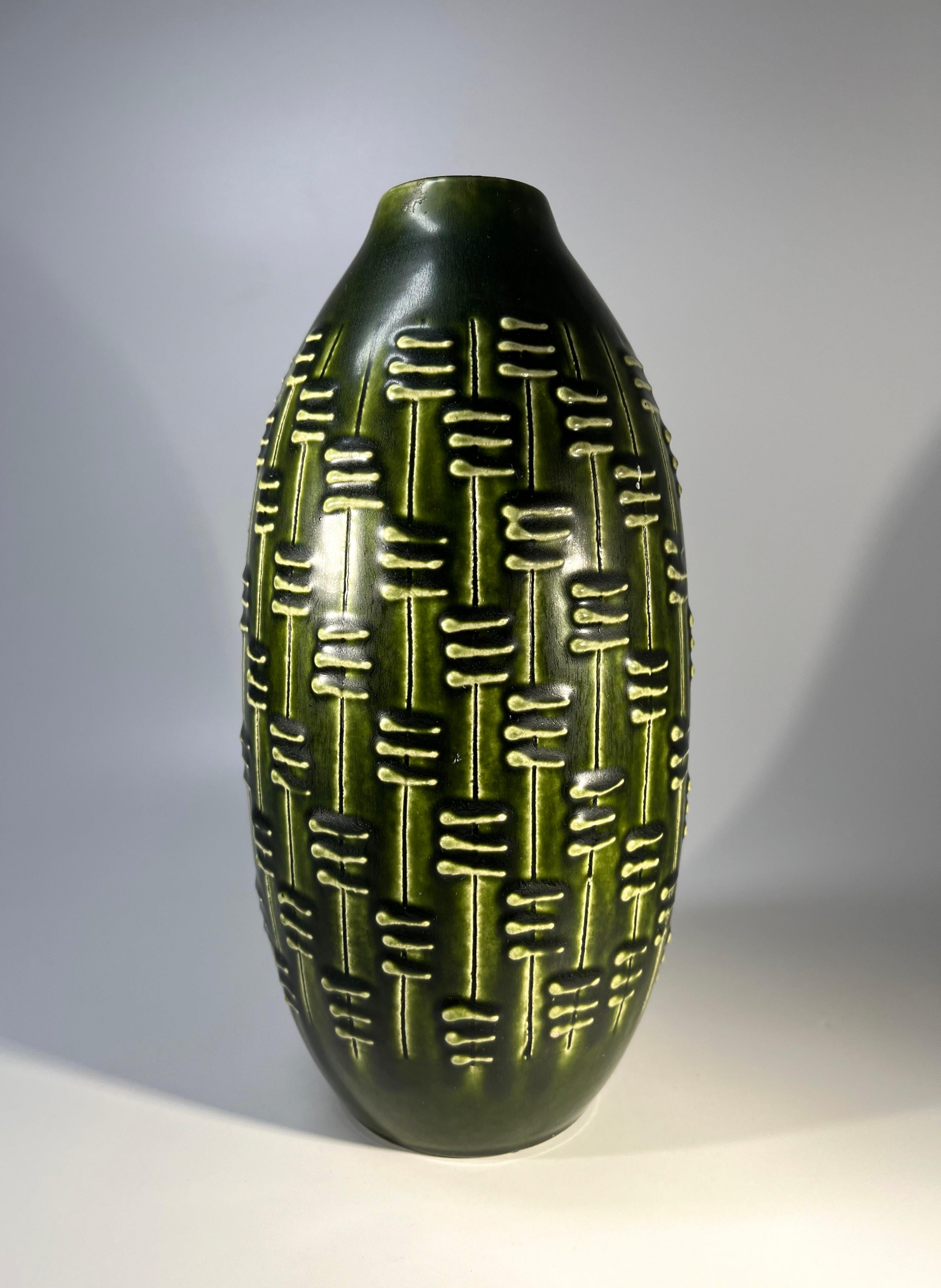 Danese Vaso a forma di melone di Knabstrup, Danimarca, 1960 ca. in vendita