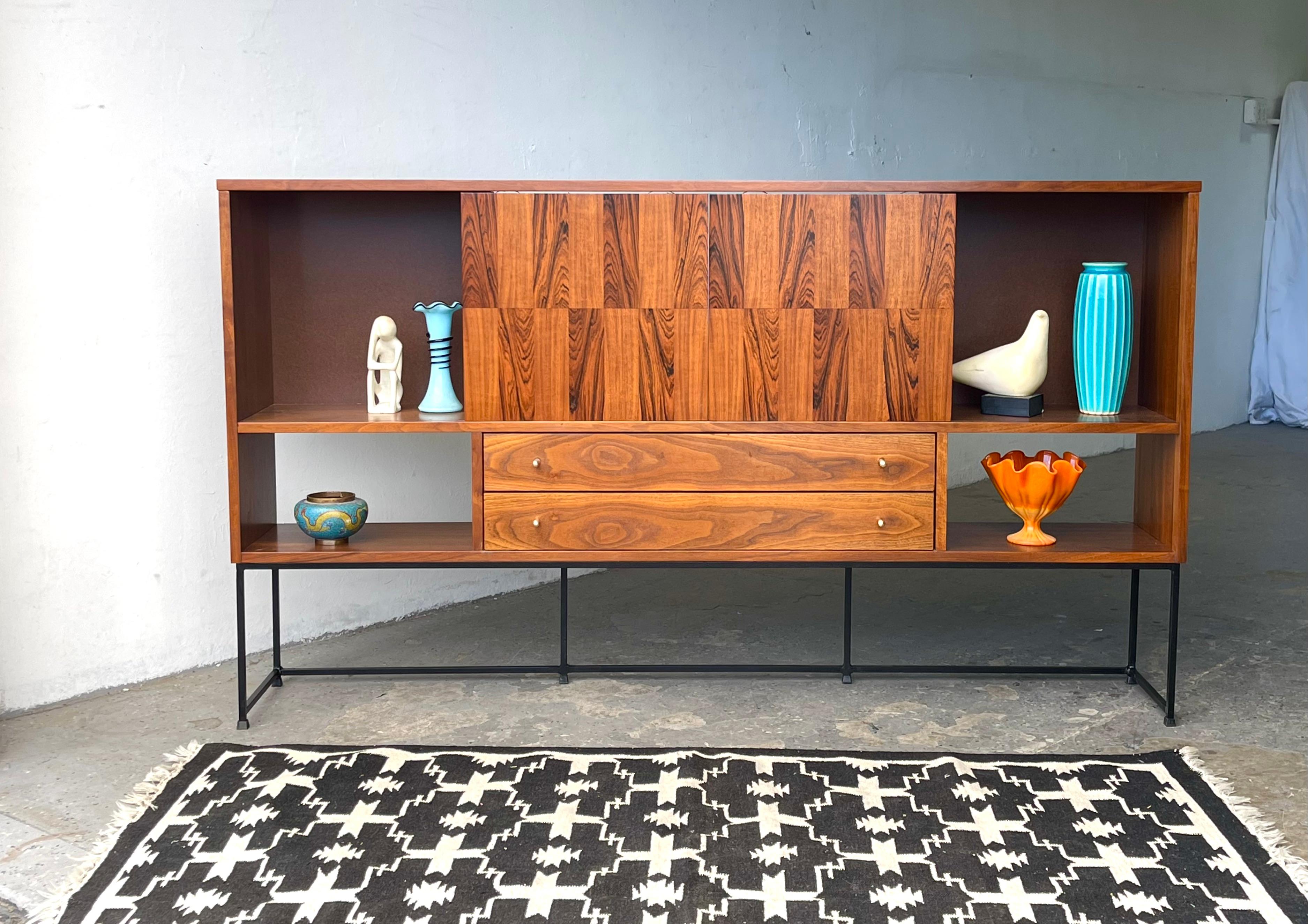 Mid-Century Modern Striking Mid-Century Display Cabinet from Stanley's Linear Precision Group