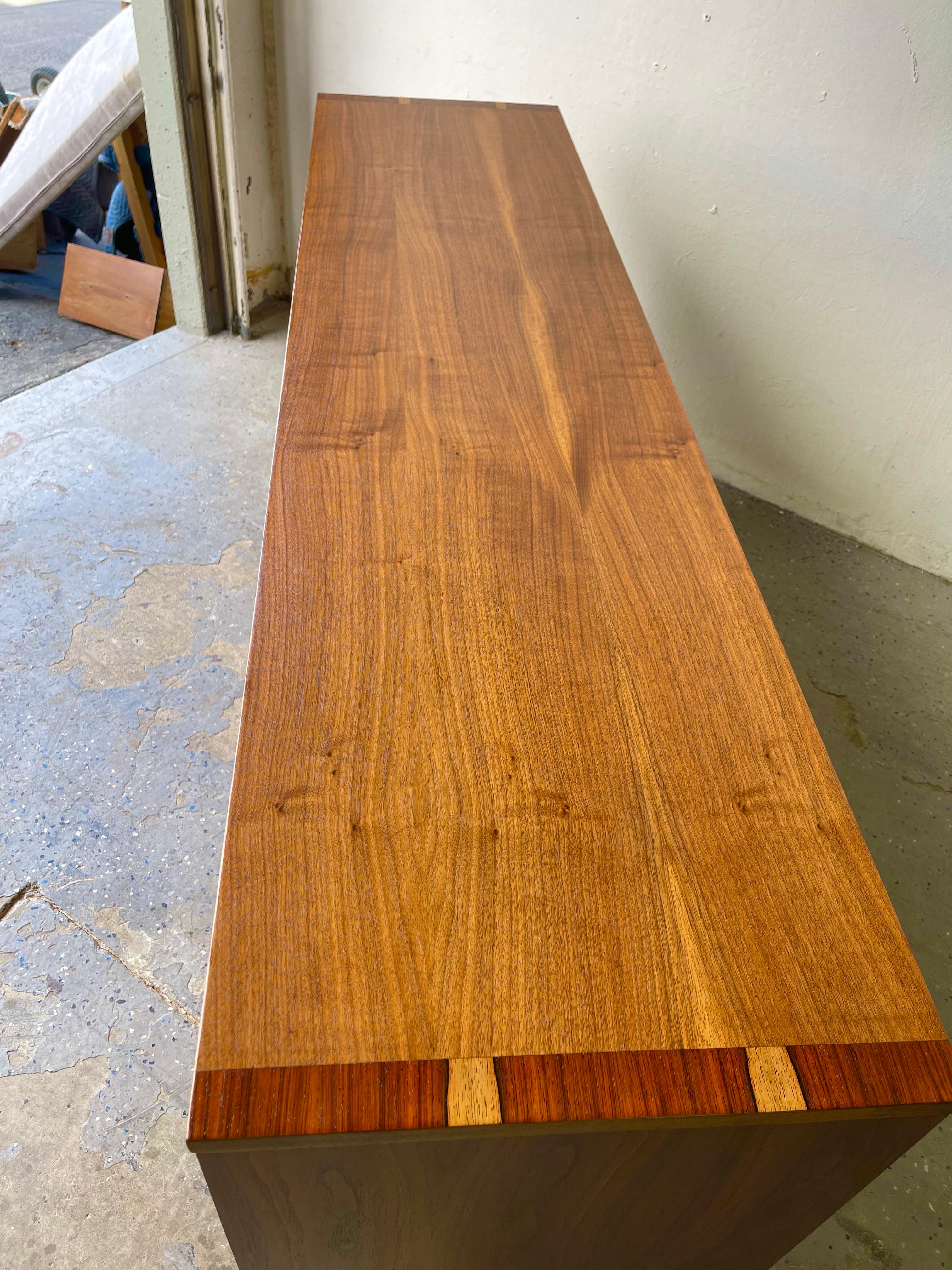 Striking Mid-Century Modern Credenza from Stanley's Linear Precision Group 4
