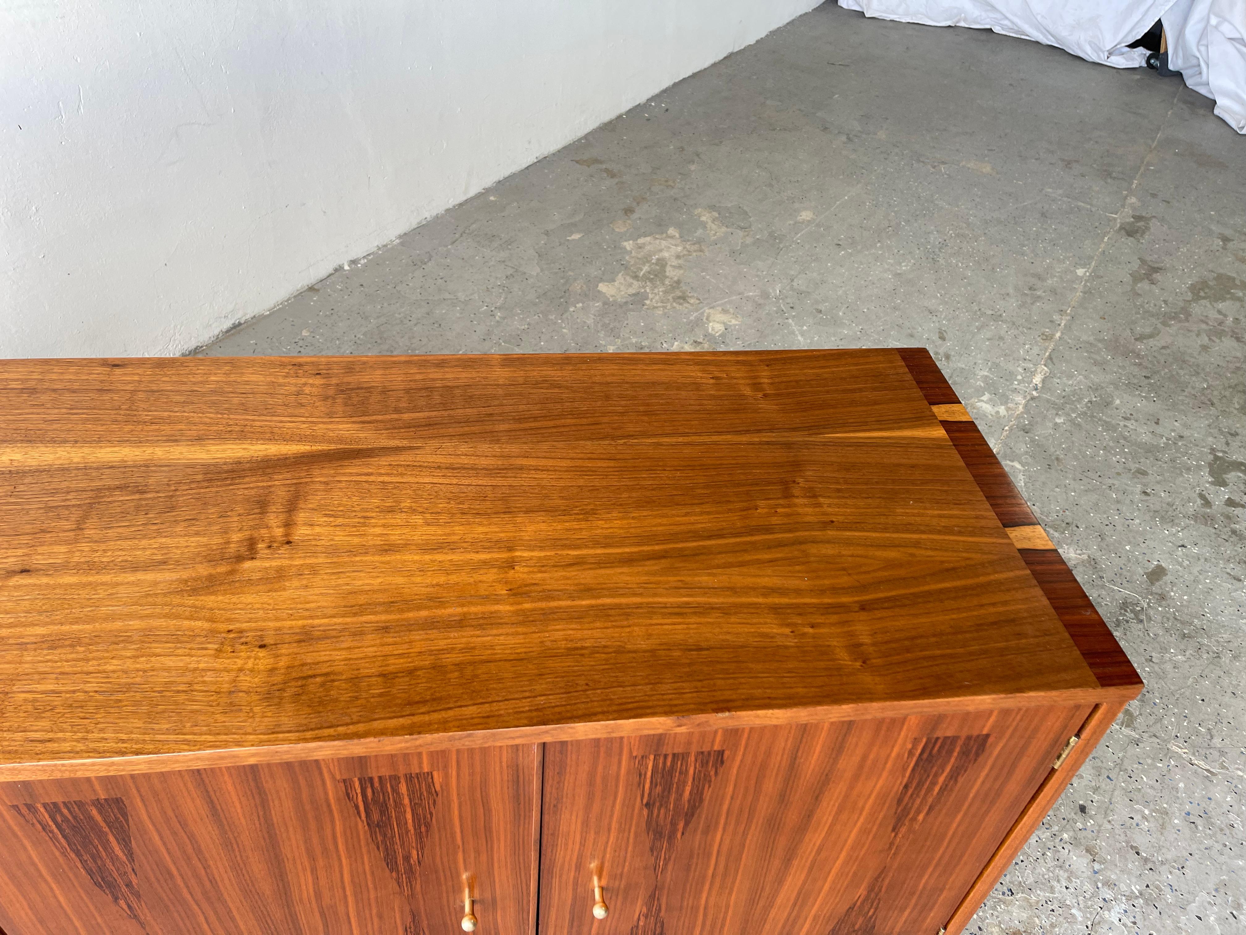 Mid-20th Century Striking Mid-Century Modern Credenza from Stanley's Linear Precision Group