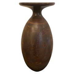 Striking Mid-Century Modern Studio Pottery Stoneware Vase
