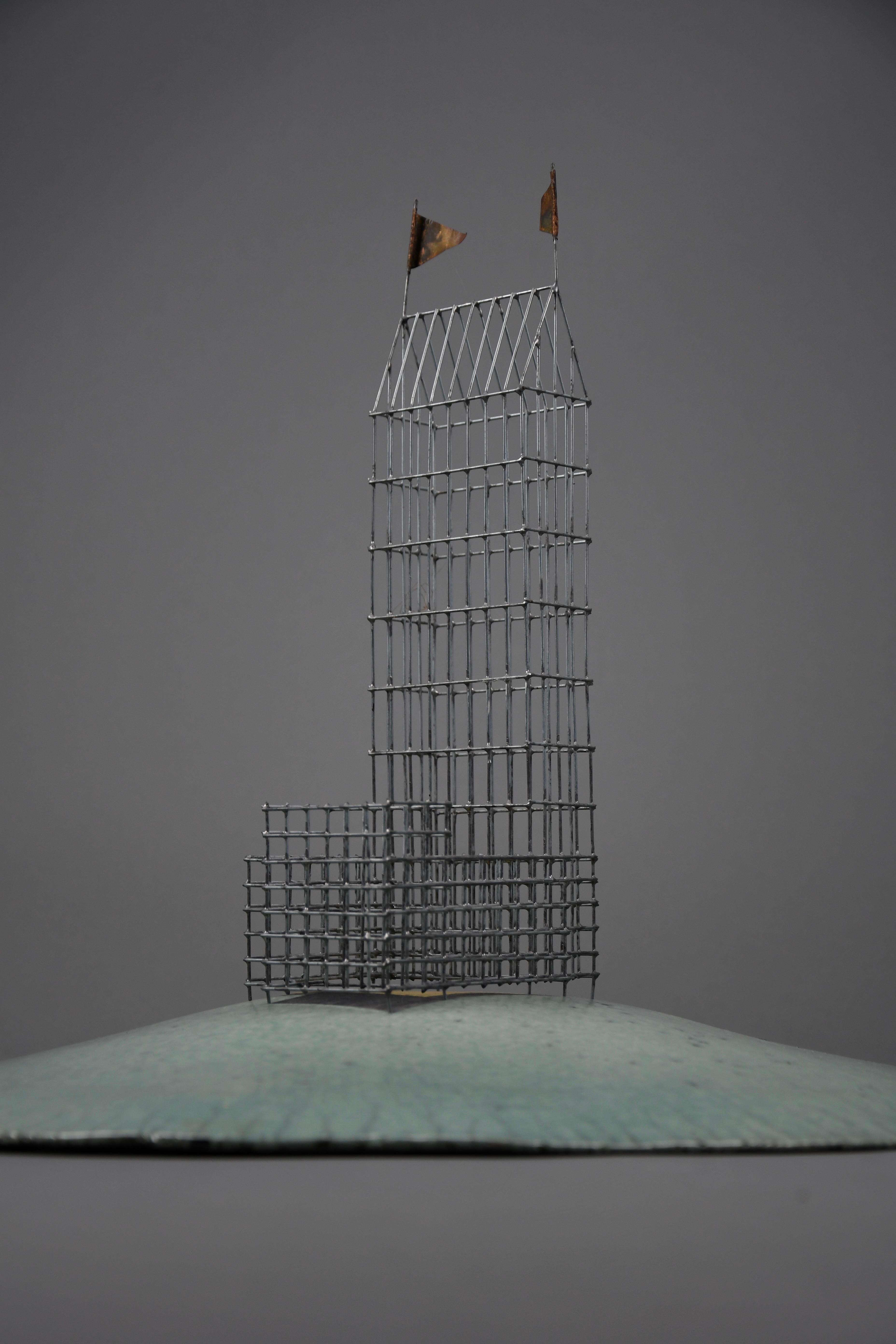Modern Striking mixed-media sculpture by Dutch artist Marieke Zwetsloot For Sale
