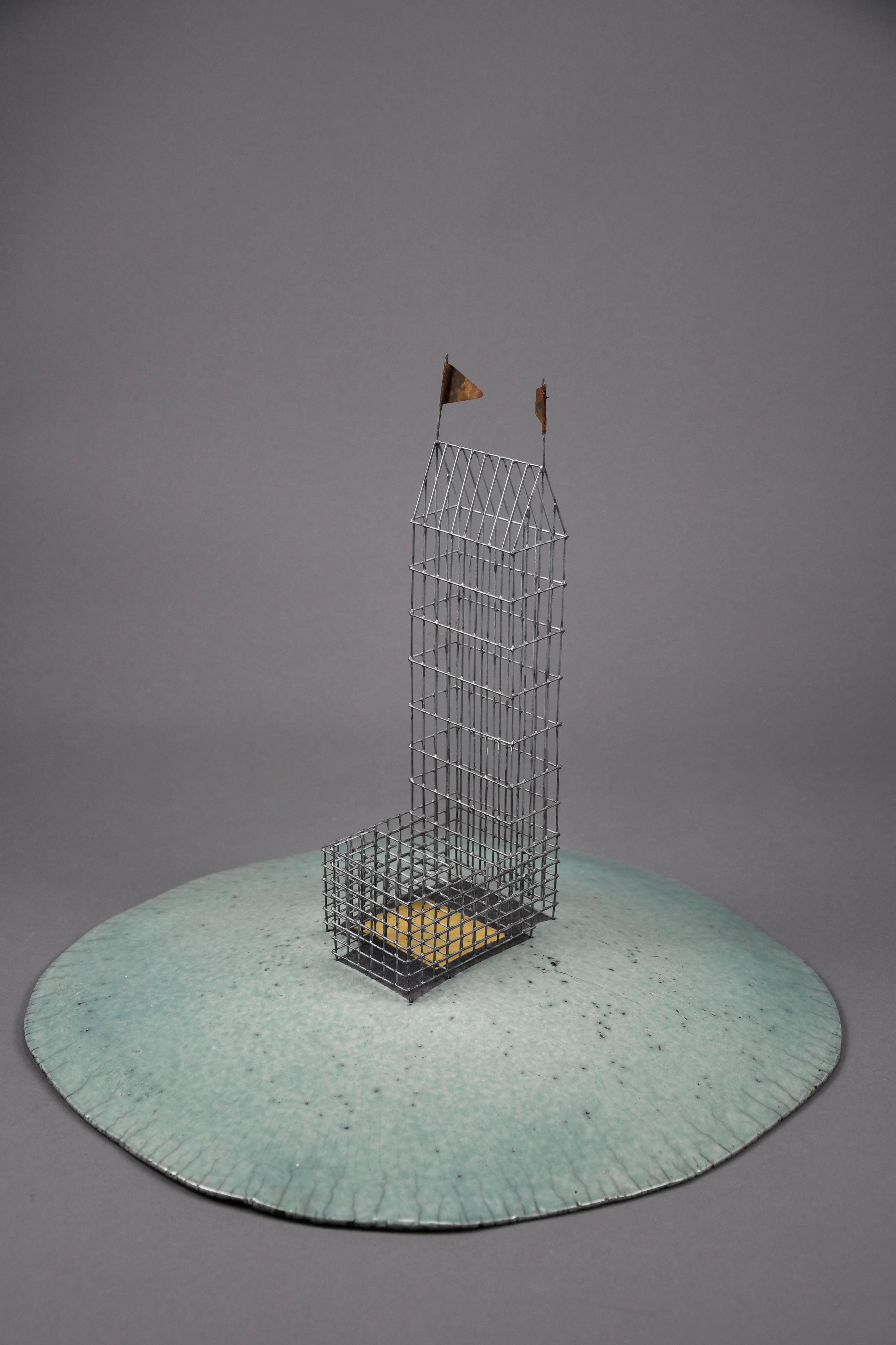 Striking mixed-media sculpture by Dutch artist Marieke Zwetsloot For Sale 1