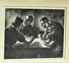 Lithograph by Alice Harold Murphy, Circa 1940