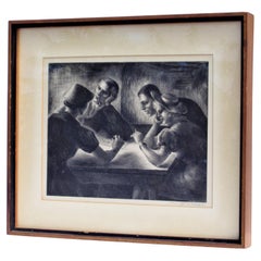 Lithograph by Alice Harold Murphy, Circa 1940
