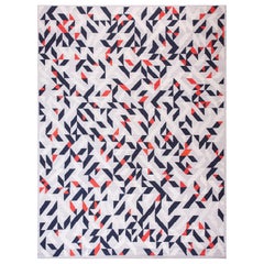 Striking Multicolorful Contemporary Southwestern Handwoven Flat Weave Rug