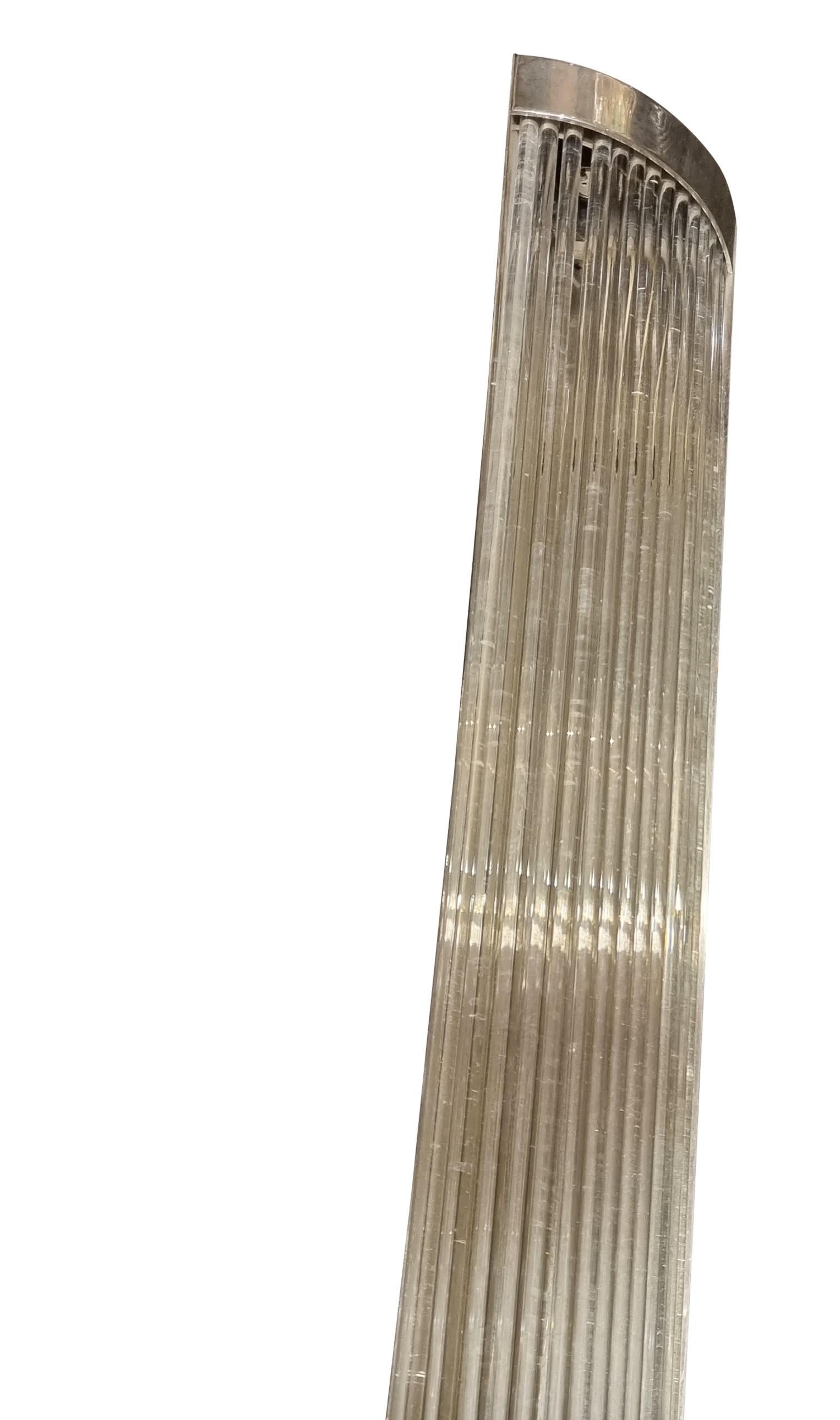 Art Deco Striking Pair of Deco Style Wall Lights For Sale