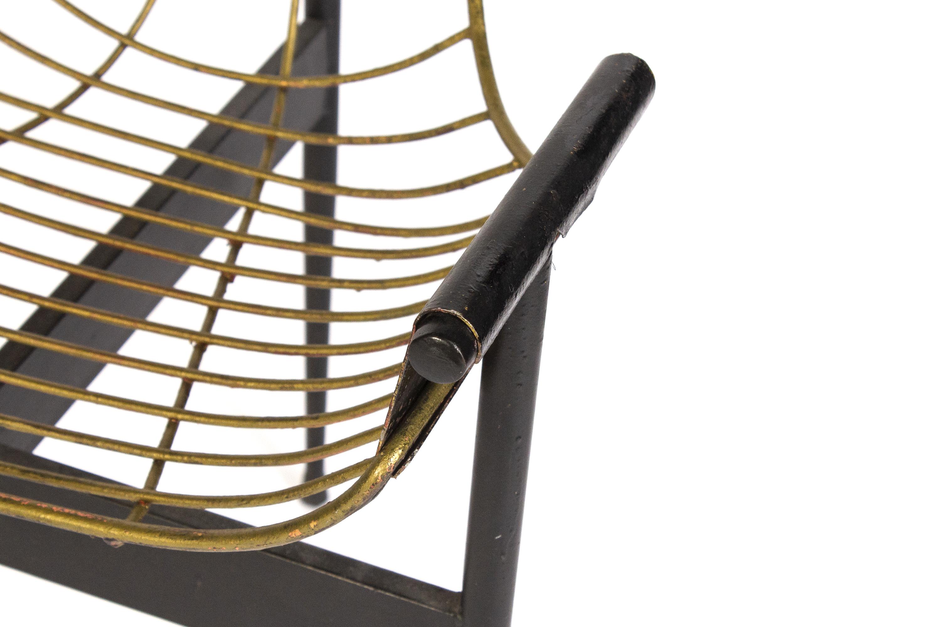 Acier Paire de fauteuils en T Katavolos du milieu du siècle, 1955 en vente