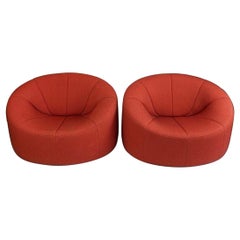 Striking Pierre Paulin Pumpkin Chairs for Ligne Roset, a Pair