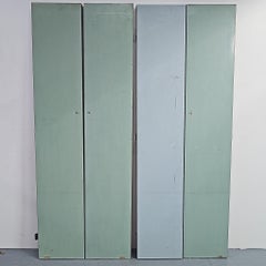 Puertas dobles de mármol rosa llamativo 2 Conjuntos