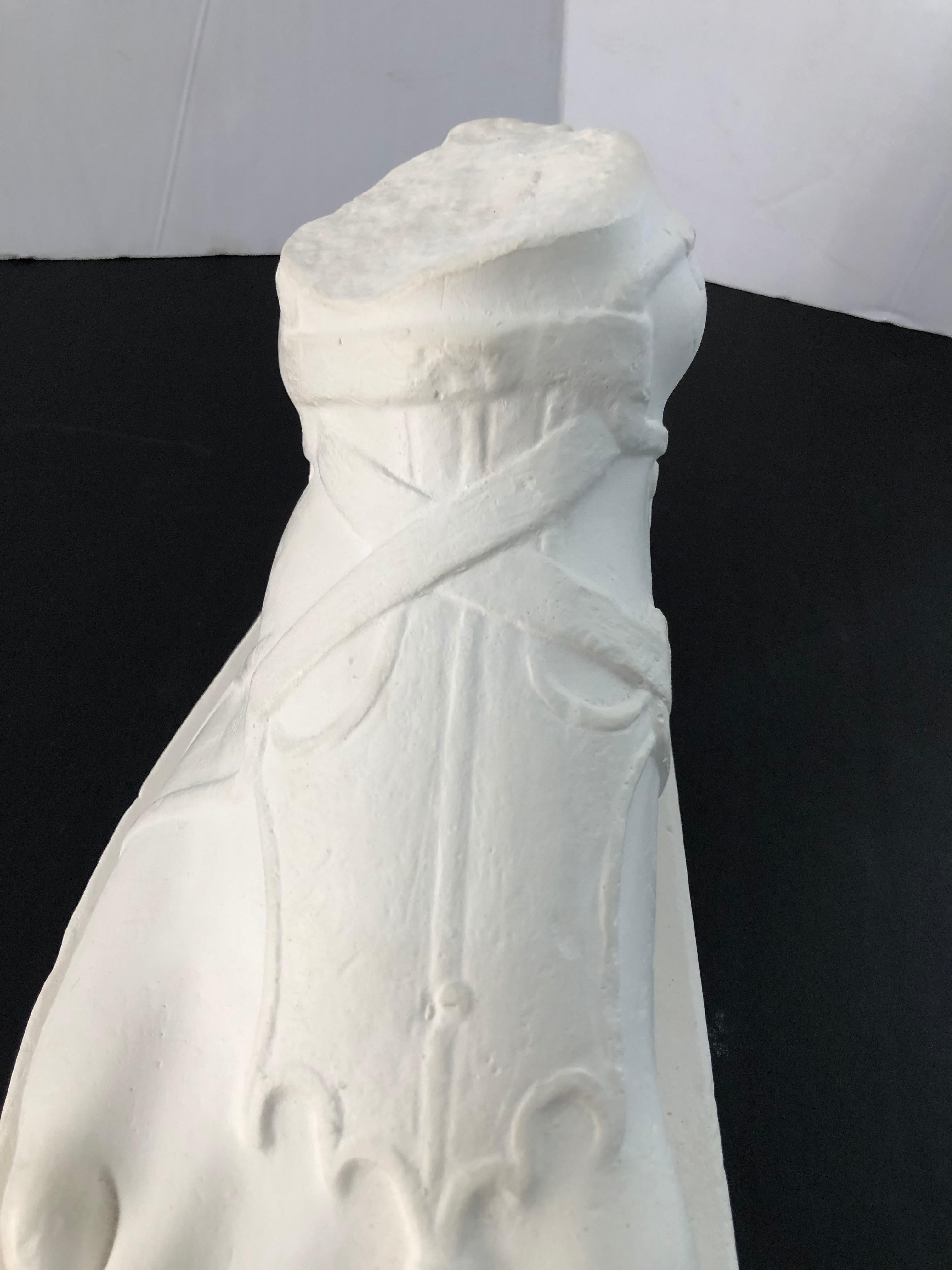 Striking Plaster Sculpture of Hermes Foot For Sale 3