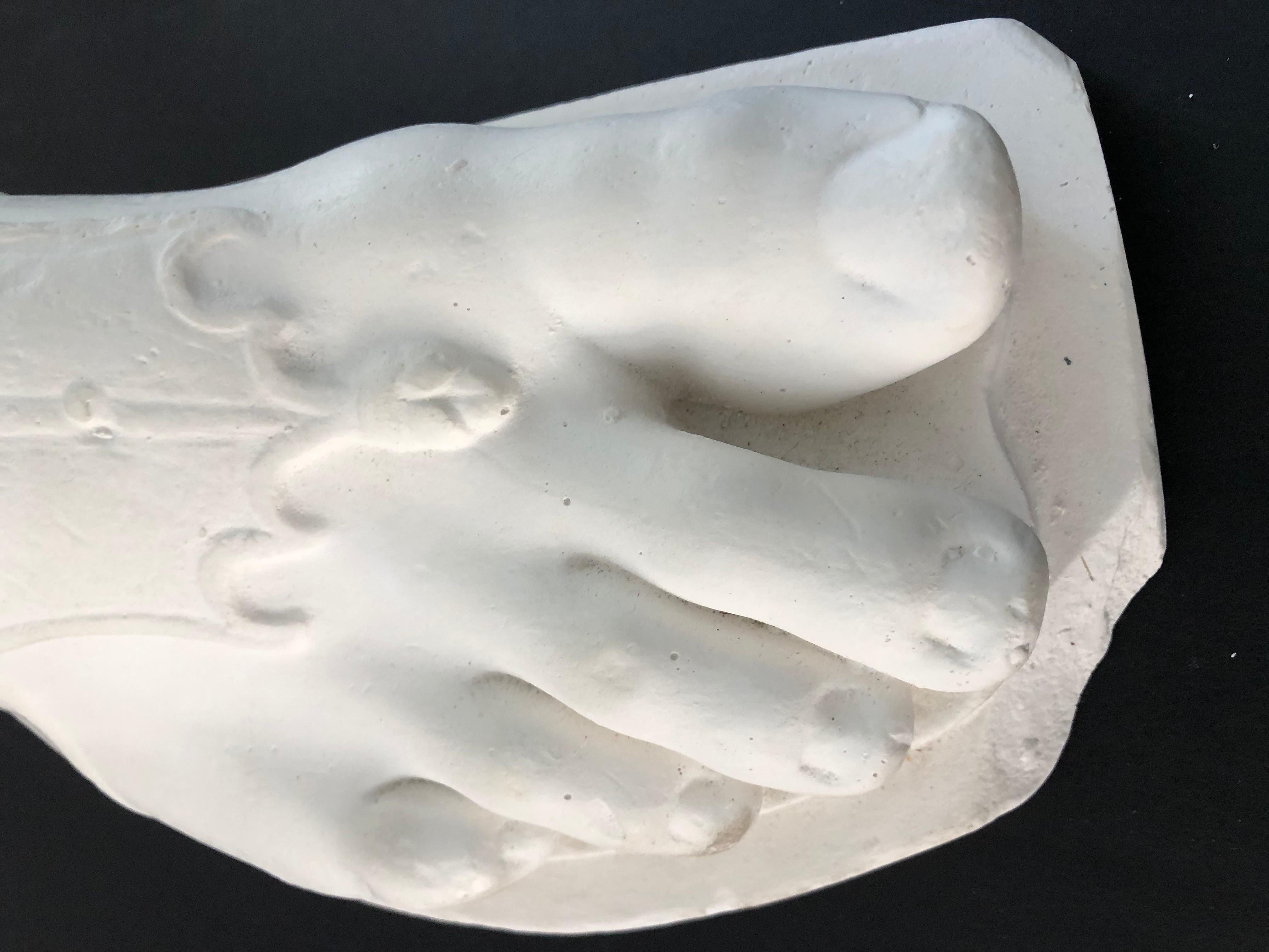 Striking Plaster Sculpture of Hermes Foot For Sale 4