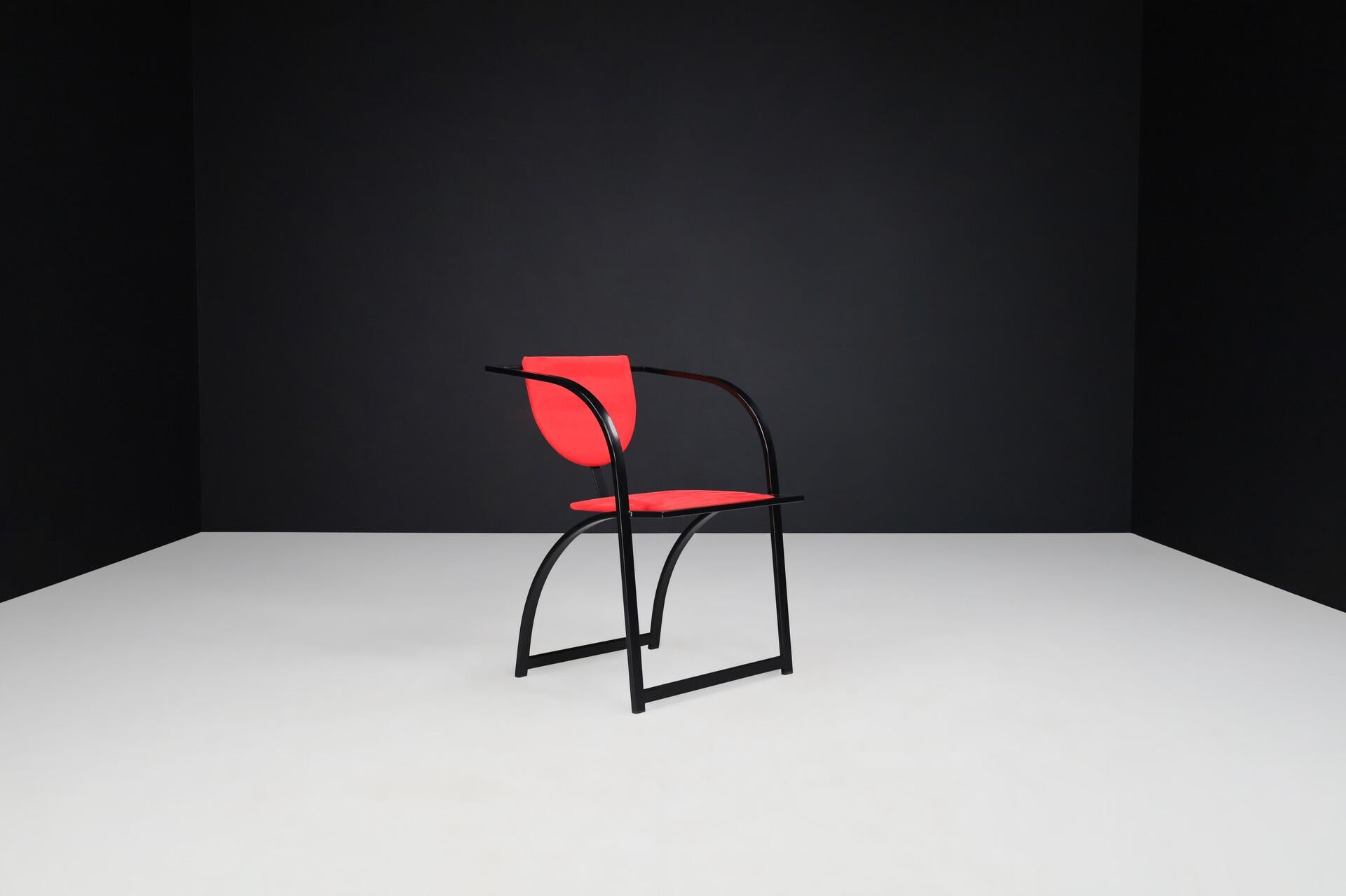 Striking Postmodern Armchairs by KFF Karl-Friedrich, Germany, 1980s For Sale 4