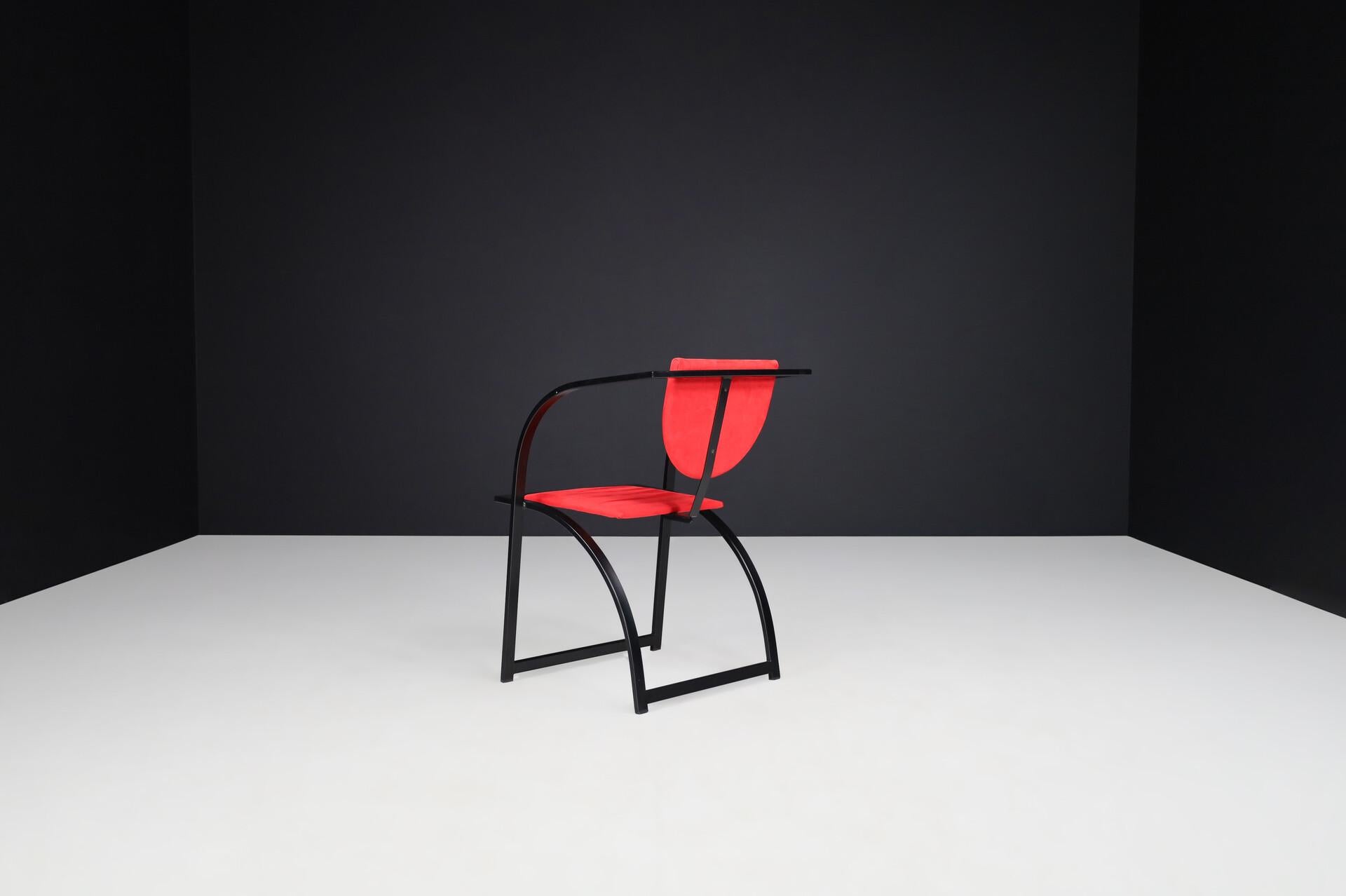 Striking Postmodern Armchairs by KFF Karl-Friedrich, Germany, 1980s For Sale 2