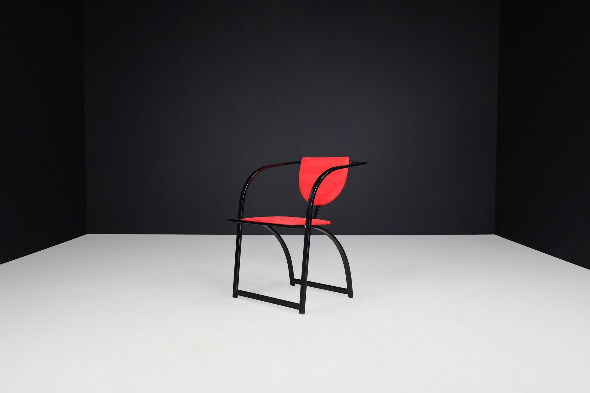 Striking Postmodern Armchairs by KFF Karl-Friedrich, Germany, 1980s For Sale 3