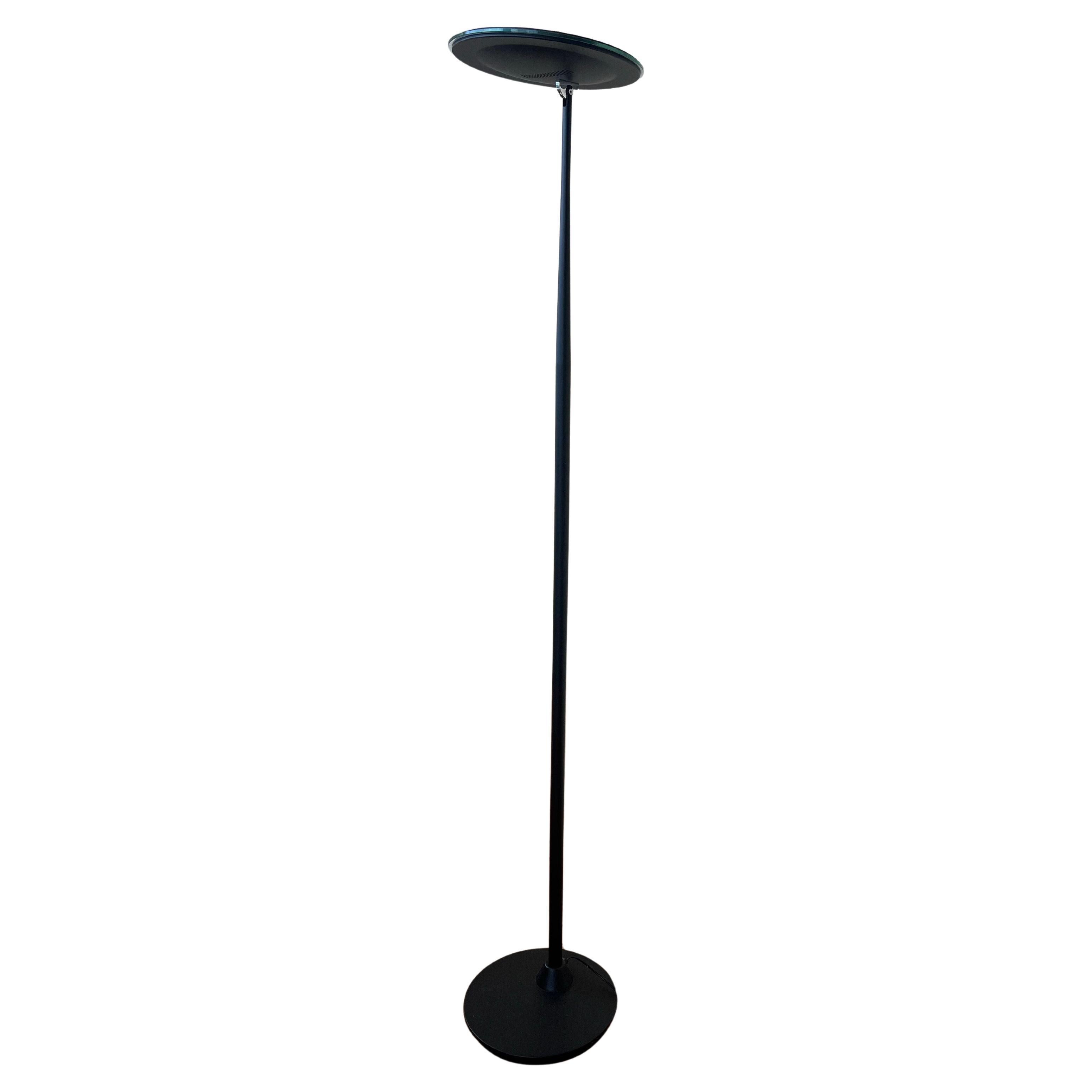 Auffällige seltene postmoderne Stehlampe Torchiere von Alvaline Bologna, Italien