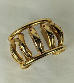 Llamativo Brazalete de Pasta de Rubí Retro