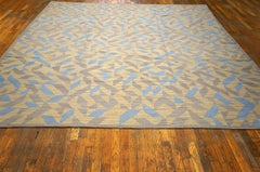 Striking Soft-Yellow Ground Color Contemporary Southwestern Style Rug 9 x 12