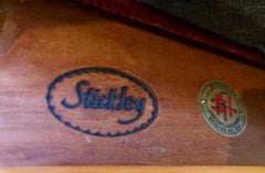 Striking Solid Cherry Mission Style Stickley Spindle Sofa